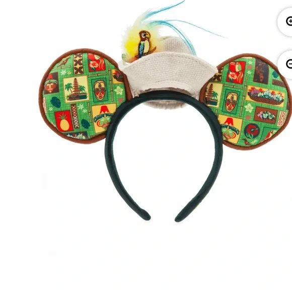 Disney Mickey Mouse Main Attraction 50th Tiki Room headband - Picture 2 of 7